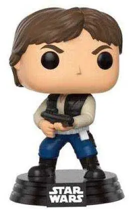 STAR WARS CABEZON 9 CM HAN SOLO ACTION POSE CELEBRATION 2017 LTD EDITION   