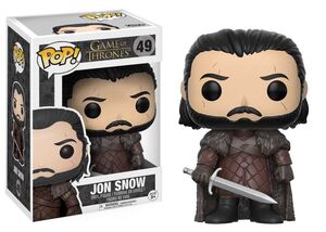 JUEGO DE TRONOS FIG 9 CM JON NIEVE VINYL POP                               