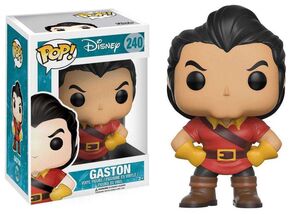 LA BELLA Y LA BESTIA FIGURA 9 CM GASTON VINYL POP                          