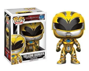 POWER RANGERS FIGURA 9 CM YELLOW RANGER MOVIE VERSION 2017                 