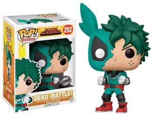 MY HERO ACADEMIA FIGURA 9 CM DEKU (BATTLE) VINYL POP                       