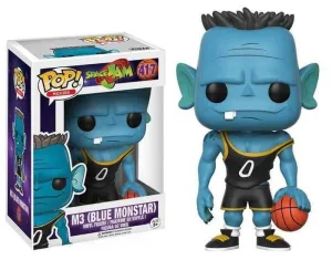SPACE JAM FIGURA 9 CM M3 BLUE MONSTAR VINYL POP                            