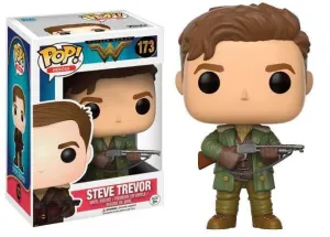 WONDER WOMAN FIGURA 9 CM STEVE TREVOR DC COMICS VINYL POP                  