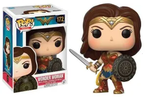 WONDER WOMAN FIGURA 9 CM DC COMICS VINYL POP                               