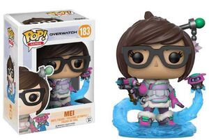 OVERWATCH FIGURA 9 CM MEI VINYL POP! FUNKO 183                             