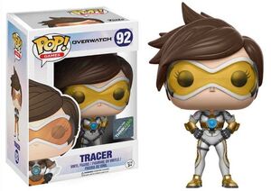 OVERWATCH FIGURA 9 CM TRACER VINYL POP! FUNKO 92                           