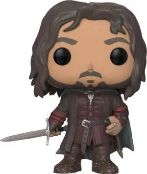 EL SEÑOR DE LOS ANILLOS FIGURA POP! MOVIES VINYL ARAGORN 9 CM FUNKO 531           
