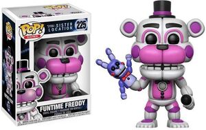 FIVE NIGHTS AT FREDDY'S FIGURA 9 CM FUNTIME FREDDY VINYL POP! FUNKO 225    