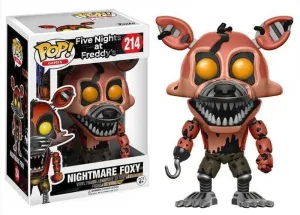 FIVE NIGHTS AT FREDDY'S FIGURA 9 CM NIGHTMARE FOXY VINYL POP! FUNKO 214    