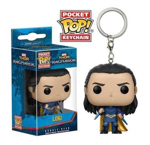 THOR RAGNAROK LLAVERO 4 CM LOKI POCKET POP!                                