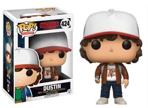 STRANGER THINGS FIGURA 9 CM DUSTIN (BROWN JACKET) VINYL POP                