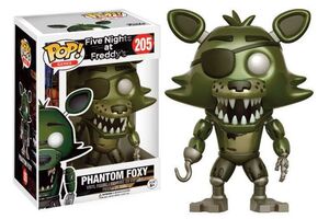 FIVE NIGHTS AT FREDDY'S FIGURA 9 CM PHANTOM FOXY VINYL POP                 