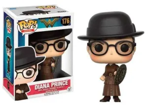 WONDER WOMAN FIGURA 9 CM DIANA PRINCE VINYL POP                            