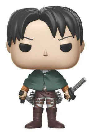ATAQUE A LOS TITANES FIGURA 10 CM LEVI ACKERMAN VINYL POP                  