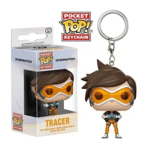 OVERWATCH LLAVERO FIG 4 CM TRACER POCKET POP                               