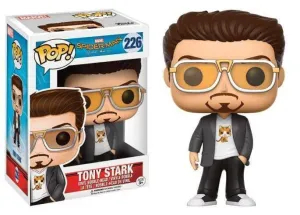 SPIDER-MAN HOMECOMING FIGURA 9 CM TONY STARK VINYL POP                     