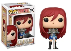 FAIRY TAIL FIGURA 9 CM ERZA SCARLET VINYL POP! FUNKO 284                   