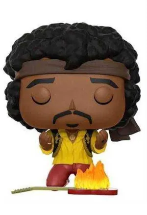 JIMI HENDRIX (MONTEREY) FIGURA 9 CM VINYL POP ROCKS                        