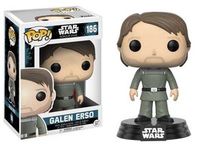 STAR WARS ROGUE ONE FIGURA 9 CM GALEN ERSO VINYL POP!                      