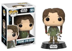 STAR WARS ROGUE ONE CABEZON 9 CM YOUNG JYN ERSO VINYL POP! FUNKO 185       