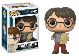 HARRY POTTER FIGURA 9 CM HARRY POTTER CON MAPA MERODEADOR  VINYL POP       
