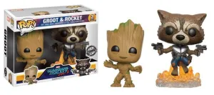 GUARDIANES DE LA GALAXIA VOL.2 VINYL POP FIG 10CM YOUNG GROOT Y ROCKET     