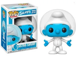 LOS PITUFOS FIGURA 9 CM ASTRO SMURF VINYL POP!                             