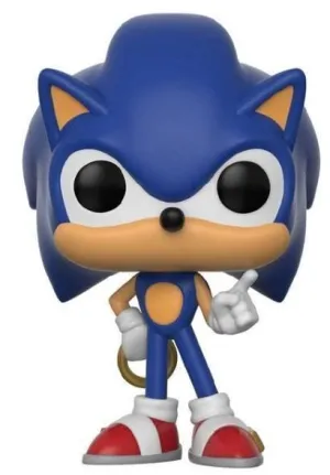 SONIC THE HEDHEHOG FIGURA 9 CM SONIC WITH RING VINYL POP! FUNKO 283        