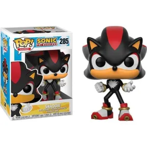 SONIC THE HEDHEHOG FIGURA 9 CM SHADOW VINYL POP! FUNKO 285                 