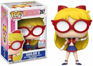 SAILOR MOON FIGURA 9 CM SAILOR V FALL CONVENTION EXCLUSIVE POP! FUNKO 267  