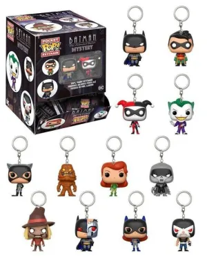 BATMAN THE ANIMATED SERIES LLAVERO 5 CM DC POCKET POP! (SURTIDO)           