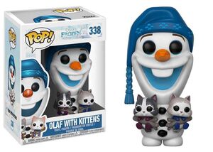 FROZEN FIGURA 9 CM OLAF WITH KITTENS VINYL POP! FUNKO 338                  