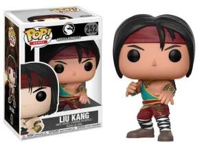 MORTAL KOMBAT FIGURA 9 CM LIU KANG VINYL POP! FUNKO 252                    
