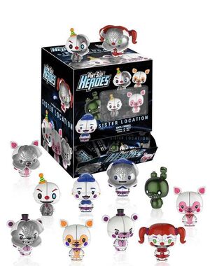 FIVE NIGHTS AT FREDDY´S MINIFIGURA 6 CM SISTER LOCATION PINT SIZE HEROES   