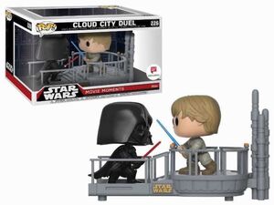 STAR WARS PACK 2 FIGURAS 9 CM CLOUD CITY DUEL MOVIE MOMENTS POP! FUNKO 226 