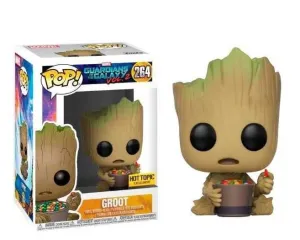 GUARDIANES DE LA GALAXIA 2 FIGURA 9 CM GROOT & CANDY BOWL POP! FUNKO 264   