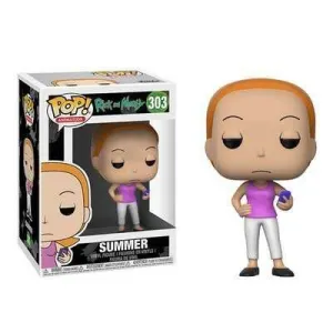 RICK Y MORTY FIGURA 9 CM SUMMER VINYL POP! (FUNKO 303)                     