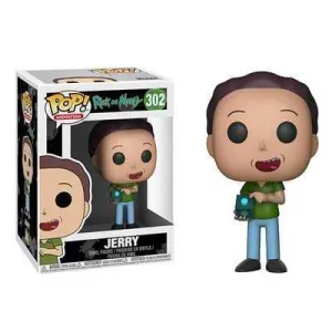 RICK Y MORTY FIGURA 9 CM JERRY VINYL POP! (FUNKO 302)                      
