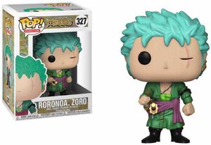 ONE PIECE FIGURA 9 CM RORONOA ZORO VINYL POP! (FUNKO 327)                  