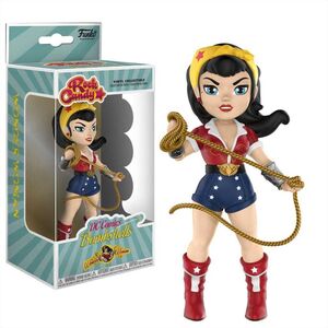 WONDER WOMAN FIGURA 13 CM BOMBSHELLS ROCK CANDY                            