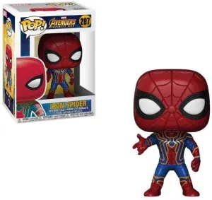 LOS VENGADORES INFINITY WAR FIGURA 9 CM IRON SPIDER VINYL POP! FUNKO 287   