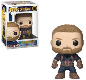 LOS VENGADORES INFINITY WAR FIGURA 9 CM CAPITAN AMERICA POP! FUNKO 288     