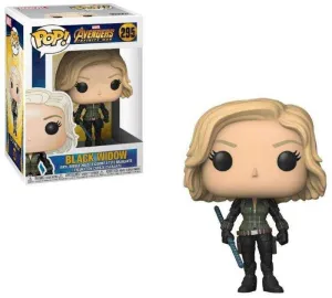 LOS VENGADORES INIFINITY WAR FIGURA 9 CM BLACK WIDOW POP! FUNKO 295        