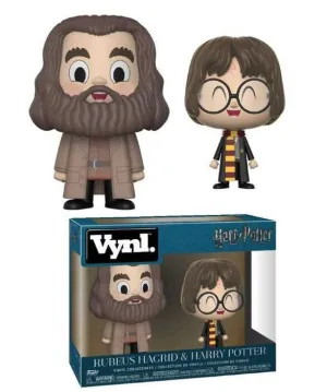 HARRY POTTER PACK 2 FIGURAS 10 CM HAGRID & HARRY VINYL!                    