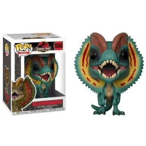 JURASSIC PARK FIGURA 9 CM DILOPHOSAURUS VINYL POP! FUNKO 550               