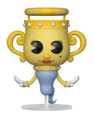 CUPHEAD FIGURA 9 CM LEGENDARY GHOST VINYL POP!                             