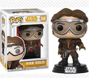 STAR WARS FIG 9CM POP HAN SOLO CON GAFAS PROTECCION                        