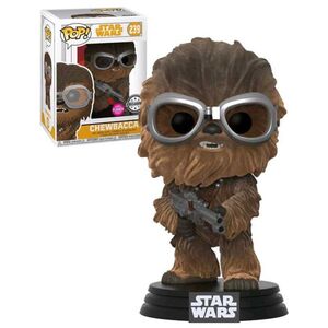 STAR WARS FIG 9CM POP CHEWBACCA CON GAFAS FLOCKED SPECIAL EDITION          