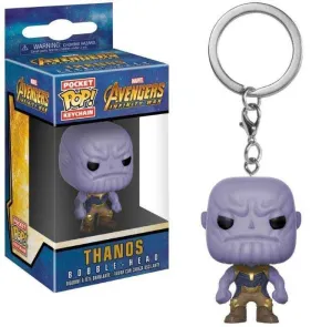 LOS VENGADORES INFINITY WAR LLAVERO 4 CM THANOS POCKET POP!                