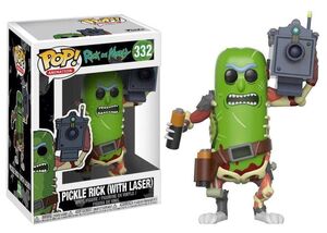 RICK Y MORTY POP VINYL FIG 9CM PICKLE RICK WITH LASER                      